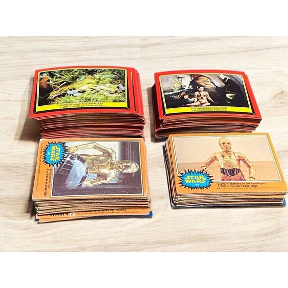 Vintage 1977-1983 OPC Star Wars Series 5 Trading Card Lot & ROTJ PR-MT - Picture 1 of 12